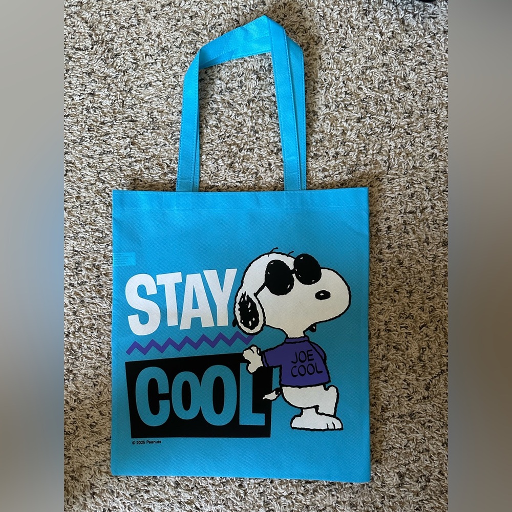 Snoopy Stay Cool tote bag, NWOT
